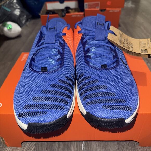 Nike Metcon 9 Astronomy Blue Orange White DZ2617-401 Size 12 Men's Crossfit Gym - Picture 2 of 8